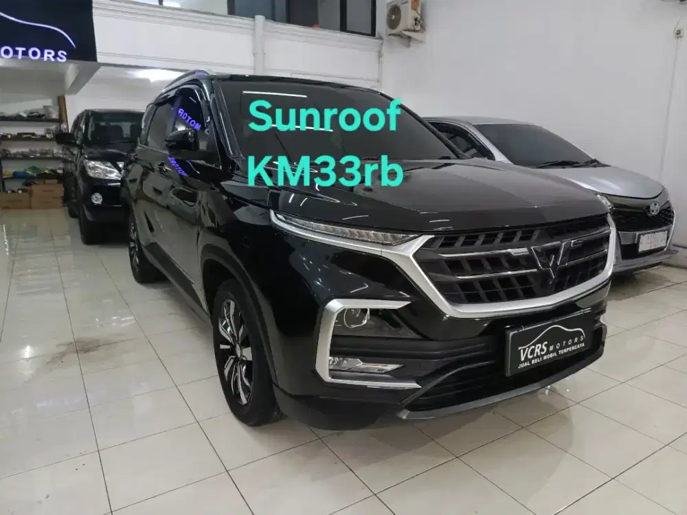 Wuling almaz Sunroof 2019 KM33rb hitam almas L T lux panoramic 1.5