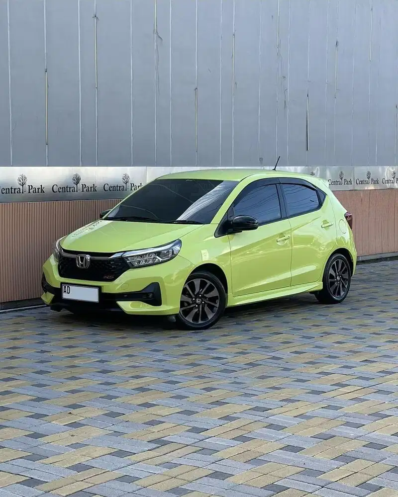 All new Brio RS Matic 2023 Hijau Lime Facelift
