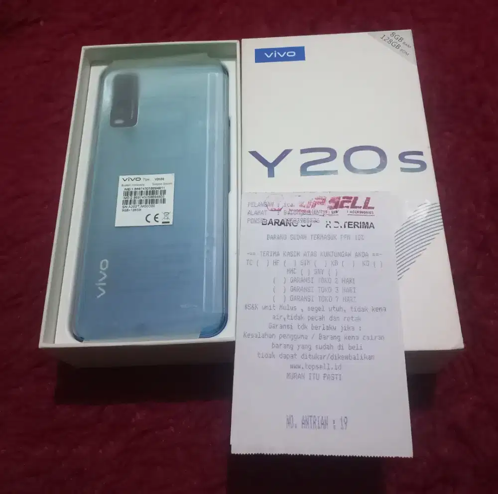 Vivo y20 s 8/128