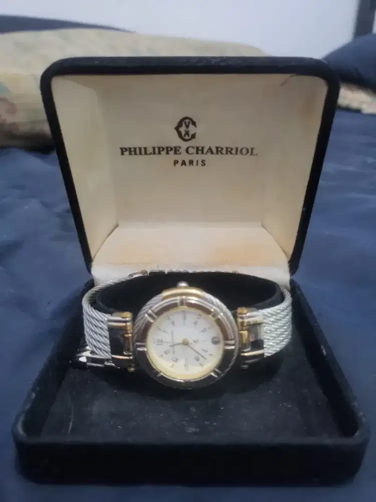 Jam Tangan Wanita Philippe Charriol 28mm Normal With Box Original