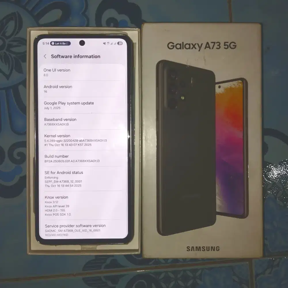 Samsung galaxy a73 8/256 fullset