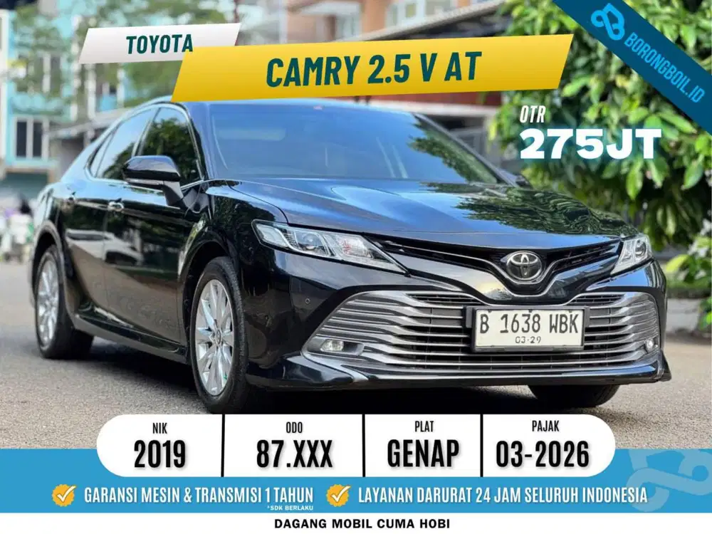 Toyota Camry 2.5 V AT Hitam 2019