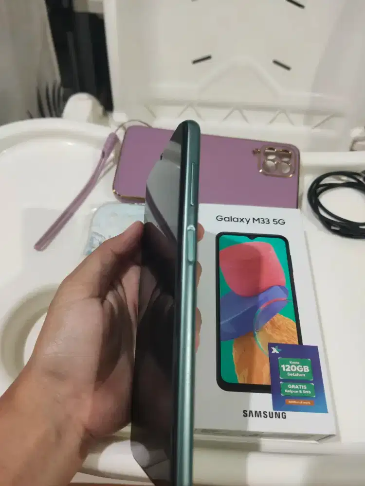 Prelove HP Samsung M33 5G 8/128G warna green