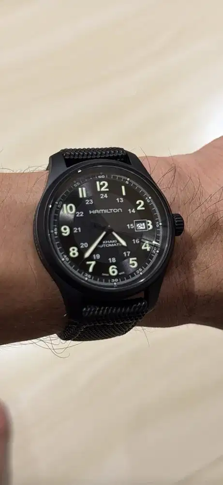 Jam hamilton khaki titanium