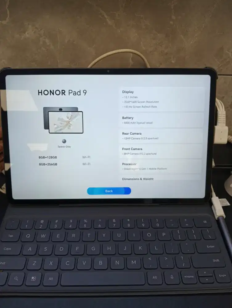 TAB MURAH INCLUDE KEYBOARD PEN HONOR PAD9