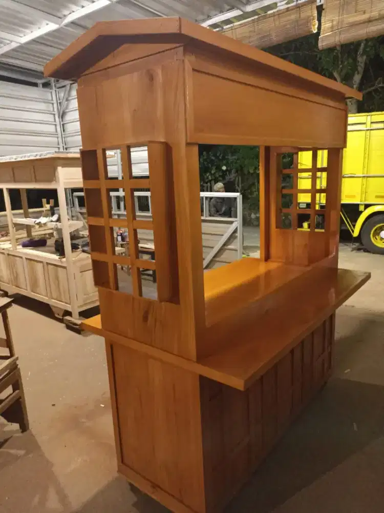 Gerobak Angkringan Bakso Mie Ayam PeceL Bubur Sate Martabak Ronde dlL