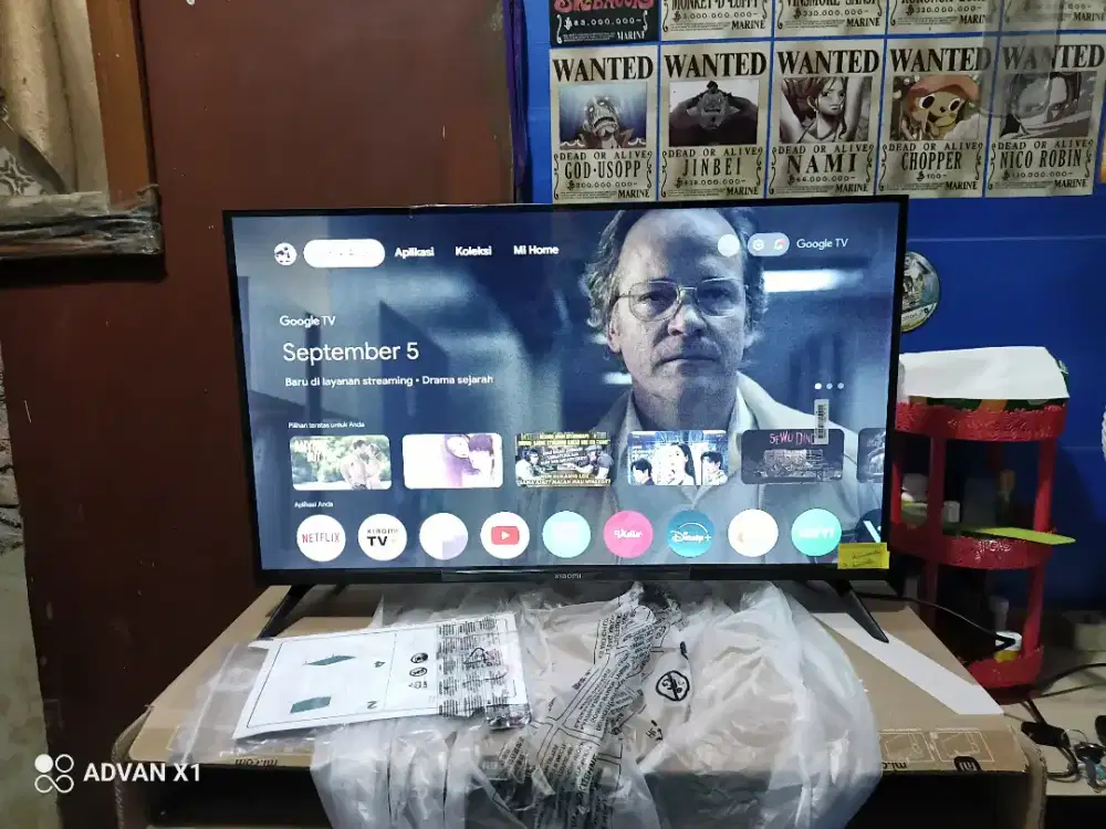 Xiaomi A 32inch Google TV Android Fulset LikeNew Garansi Resmi Panjang