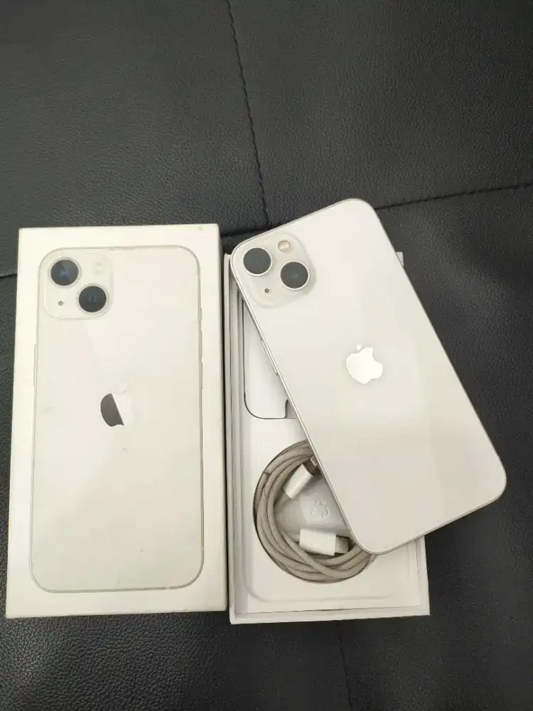 Jual iPhone 13 Starlight 128GB Like New Garansi Resmi iBox PAA