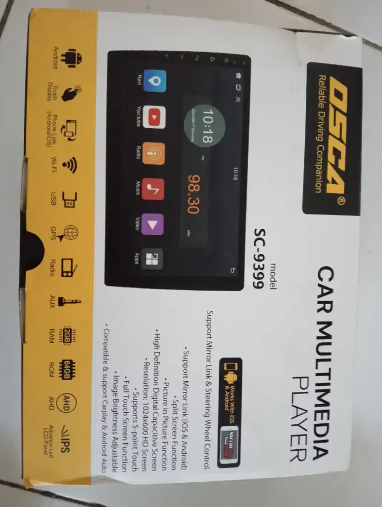 Head unit mobil gondrong HRV