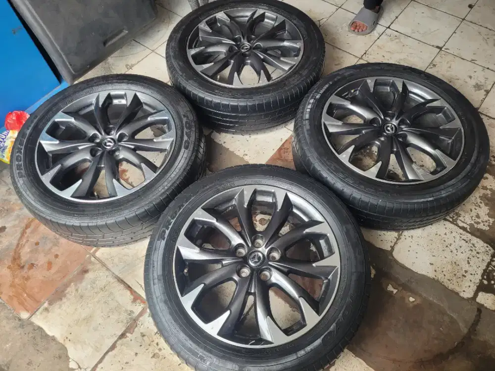 Velg original mazda cx5 R19 paket ban second 4pcs terima tt