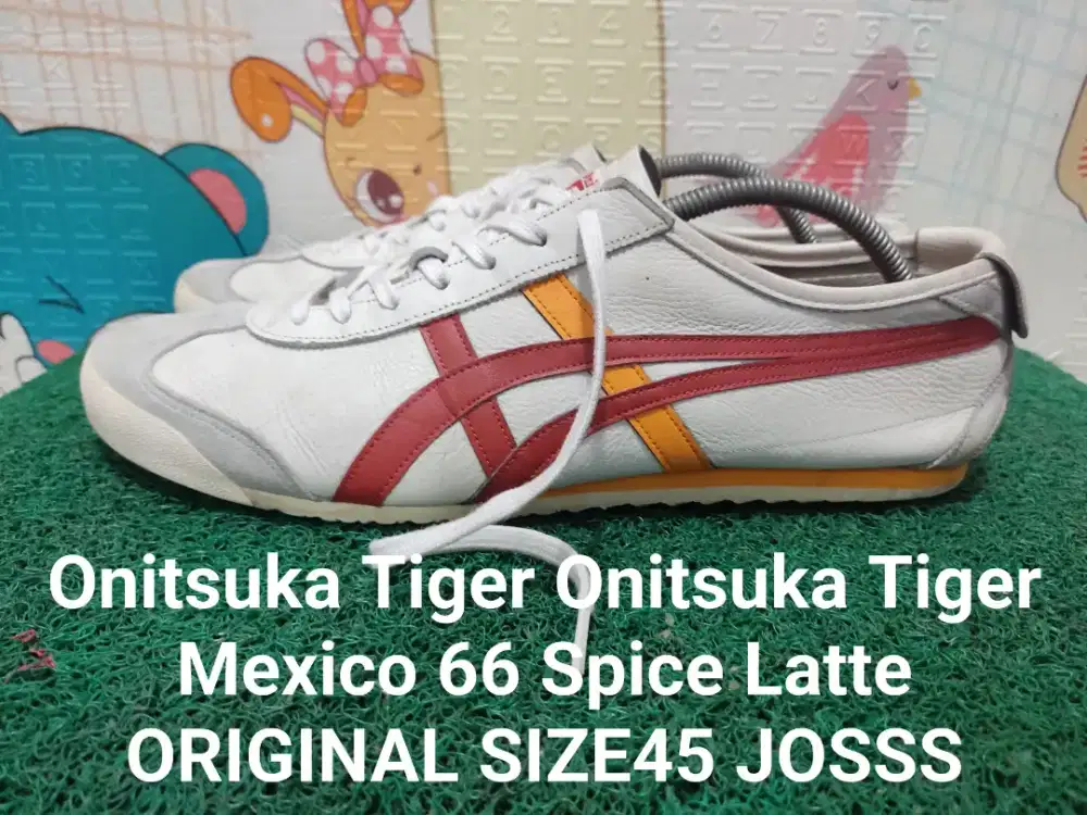 ONITSUKA TIGER 66 SPICE LATTE MEXICO ORIGINAL SIZE45/46 JOSS91% asli
