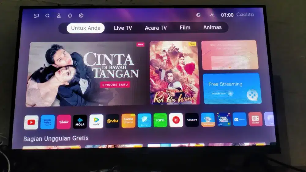 TV COOCAA 32 INCH SMART LED GOOGLE TV