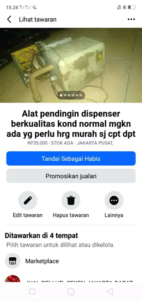 Alat pendingin dispenser berkualitas kond normal hrg murah sj cpt dpt
