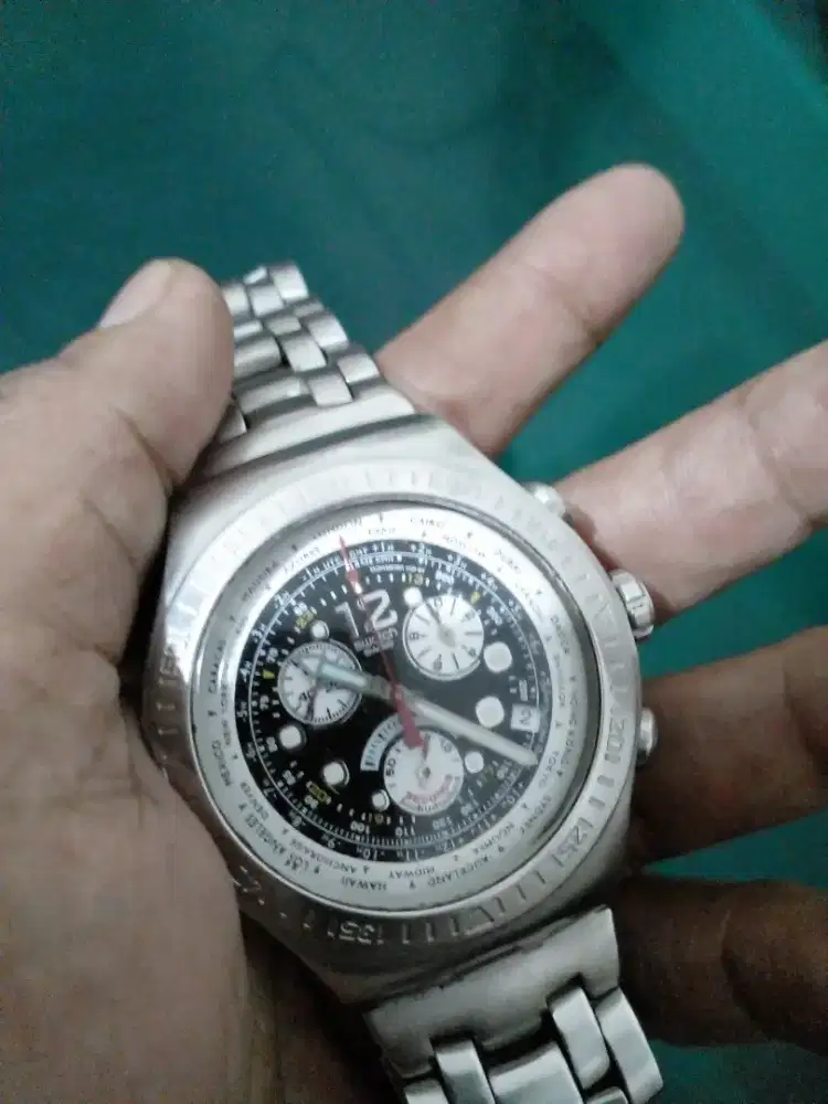 Jual jam tangan Swatch boleh dikasi majikan minus tutup batere tidak