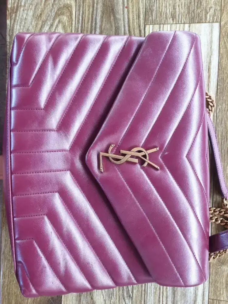 Tas YSL leather original lou lou