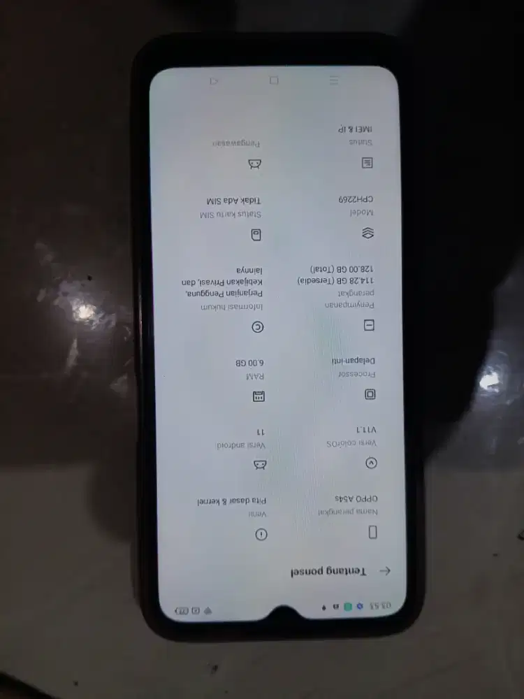 Oppo a54s ram 6/128gb