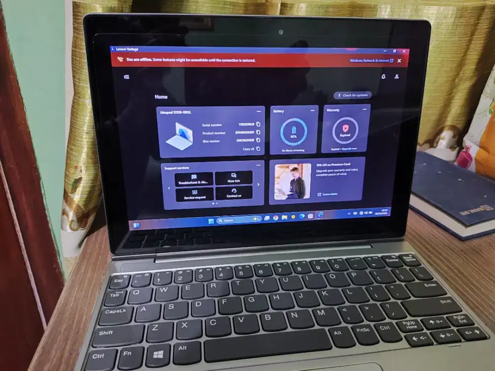 Dijual laptop 2in1 lenovo ideapad d330 10IGL