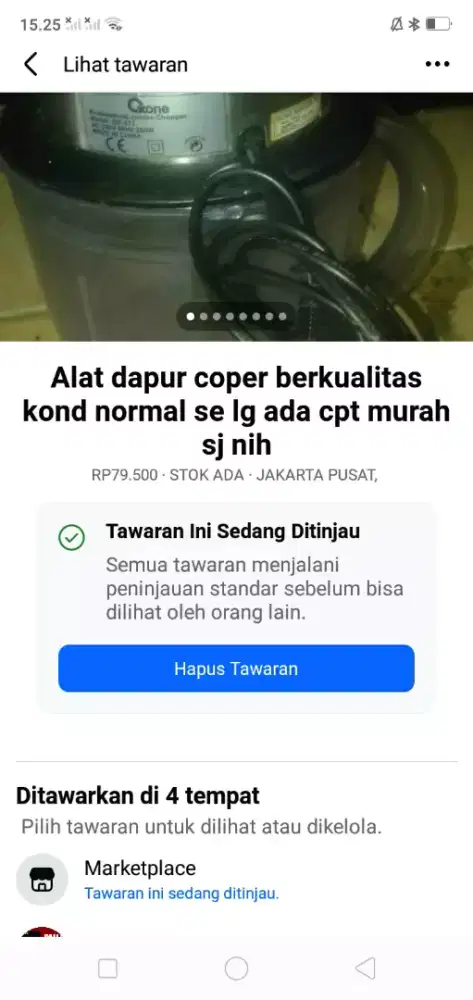 Alat coer berkualitas kond normal se lg ada cpt mgkn perlu