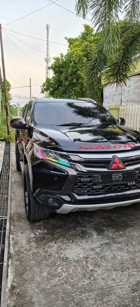 Pajero Dakar 2018 pmk 2019 Hitam Black Dakkar Sunroof Diesel Matic VRZ