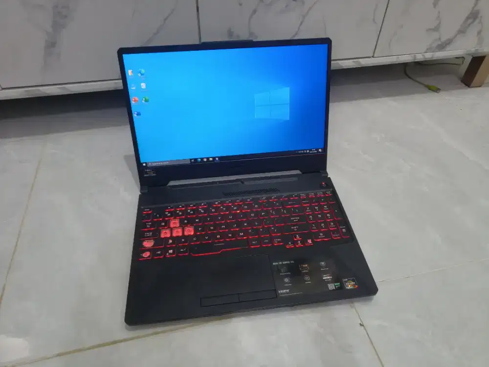 Asus TUF GTX 1660Ti Ryzen 7 4800H ram 8gb ssd 256gb + hdd 1tb gaming