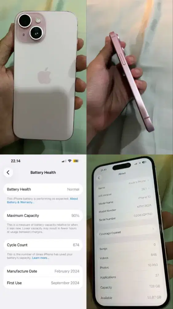 iphone 15/128gb resmi ibox