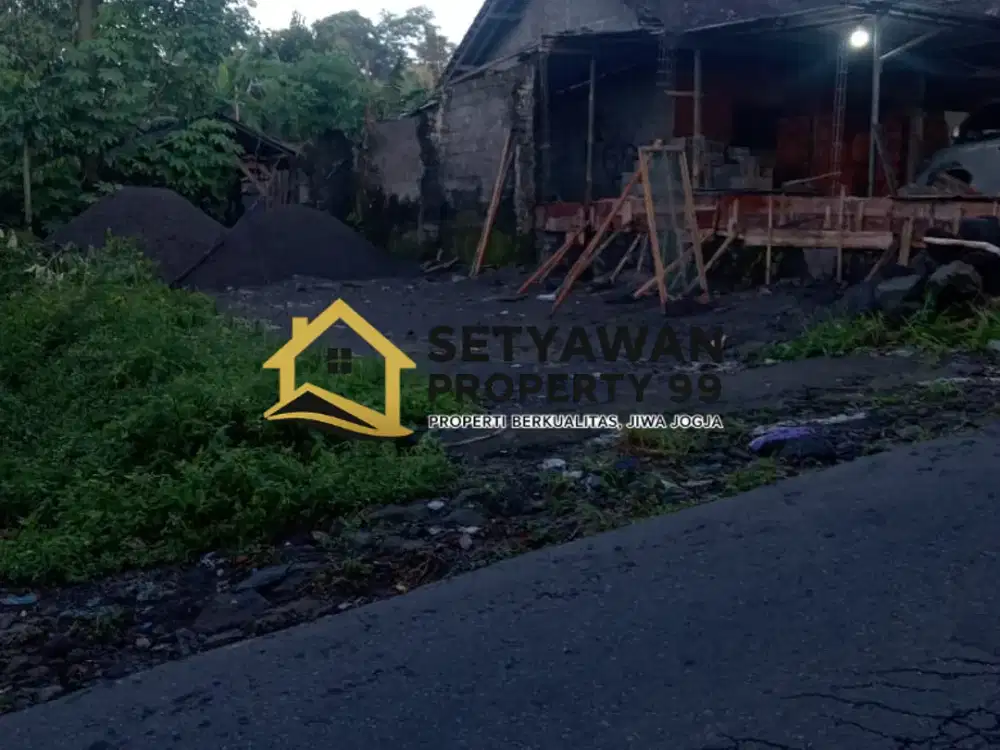 Dijual shm pekarangan hak milik pinggir jalan utama Pakem, Turgo, Sleman, Yogyakarta