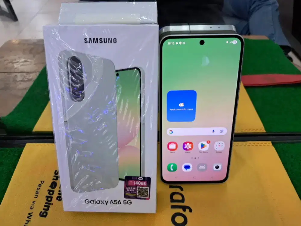 Samsung A56 5G Ram 12/256 gb mulus lengkap gransi activ