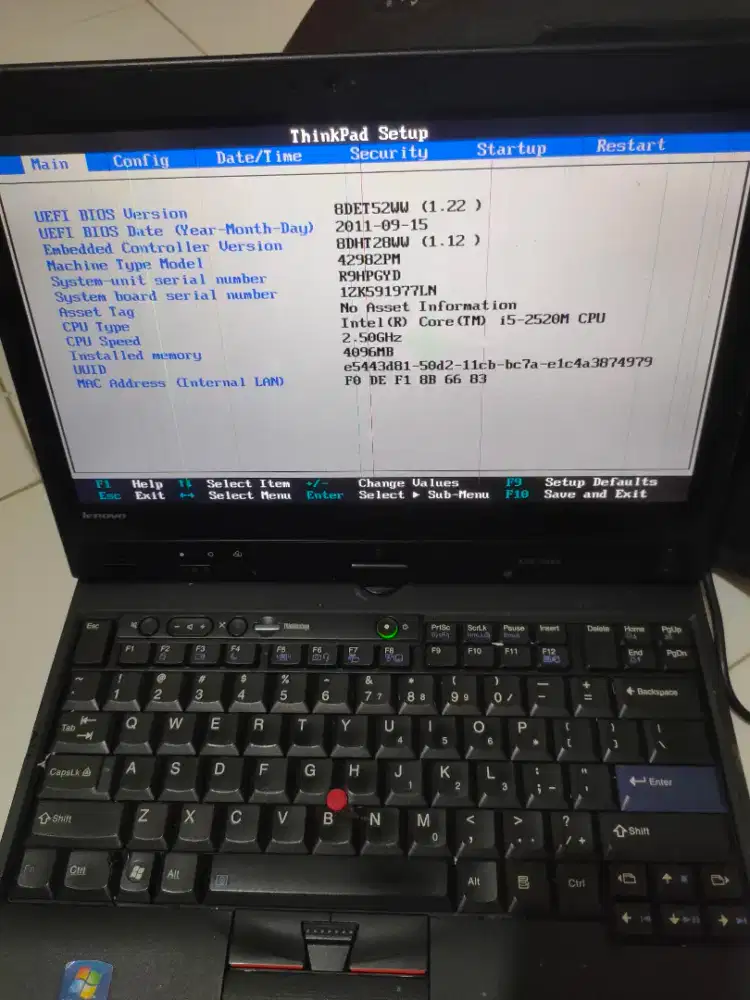 Laptop i5 minus Thinkpad X220 Touchscreen