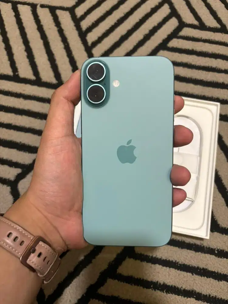 iPhone 16+ 128 GB Teal iBox Garansi On BH 99%