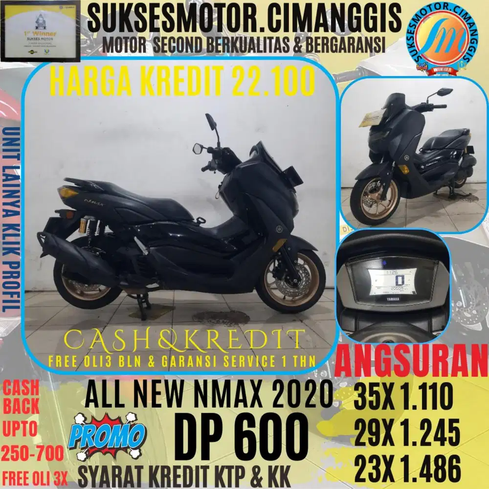 DP 600 ALLNEW NMAX 155 CASHBACK UPTO 700RB FREE OLI3X