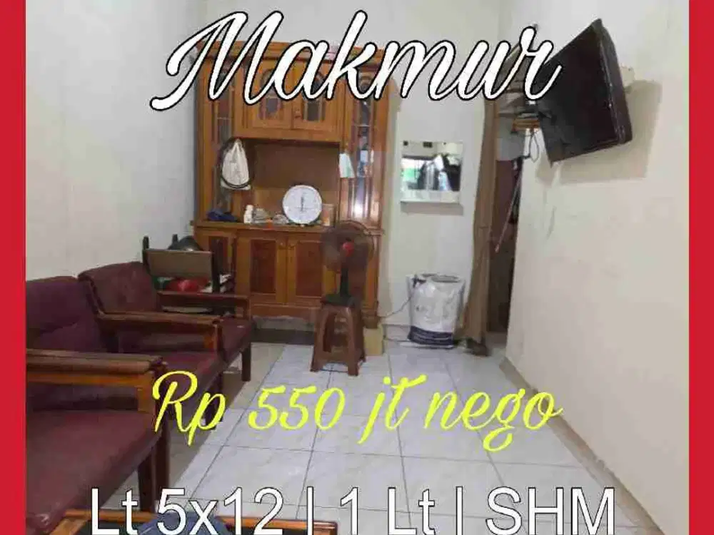 Wilson Rumah murah uk 5x12 di cipondoh