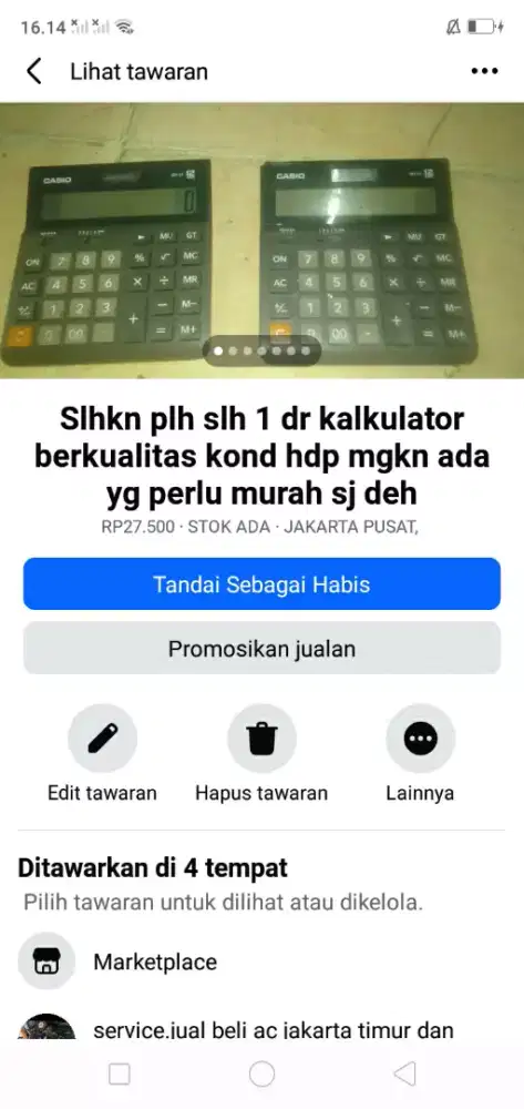 Slhkn lh slh 1 dr kelengkapan kantor berkualitas kond normal murah sj
