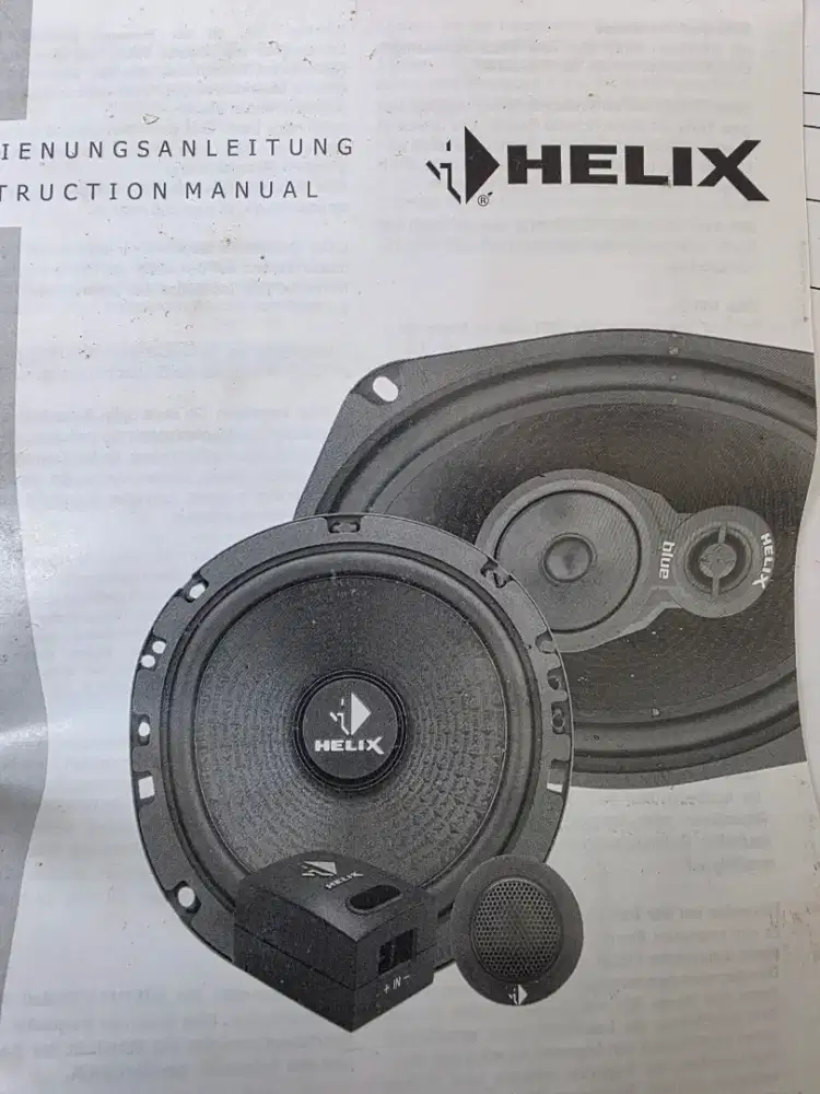 Speaker Helix siap pasang