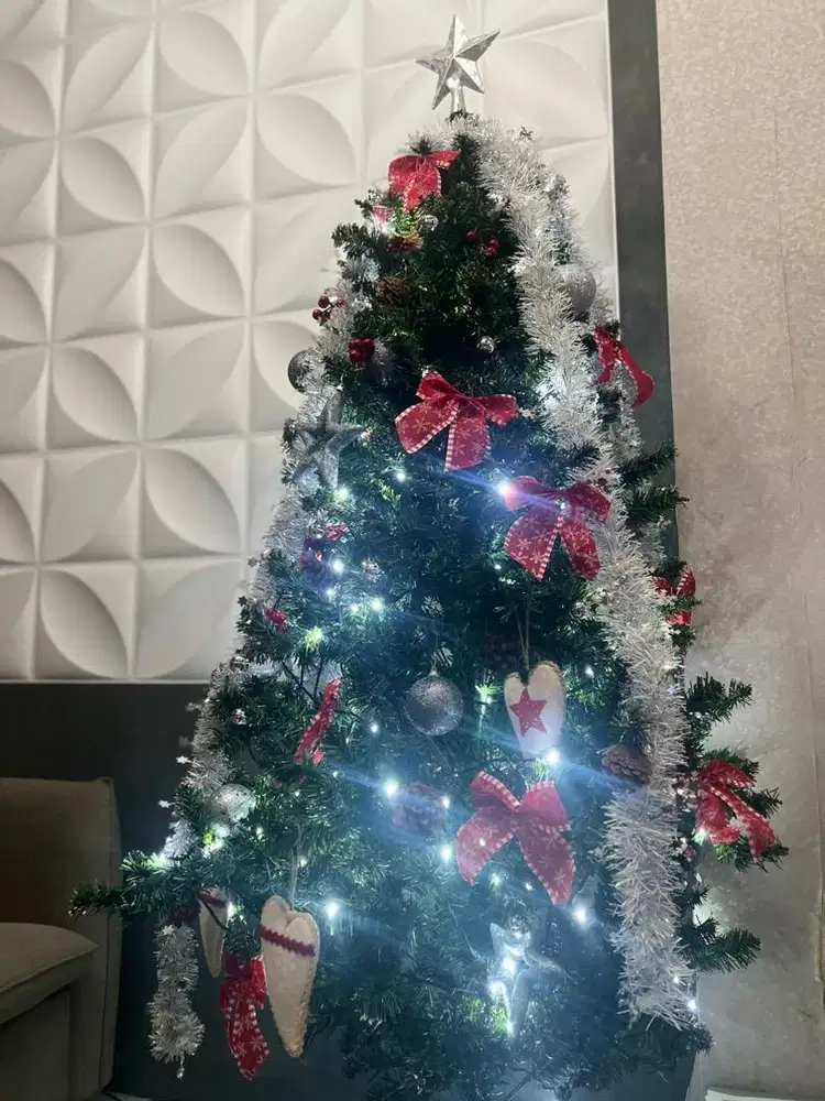 Pohon natal noelle free hiasan