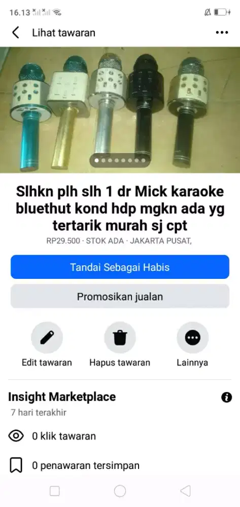 Slhkn lh slh 1 dr audio Mick bluethut kond hdp hrg murah sj cpt