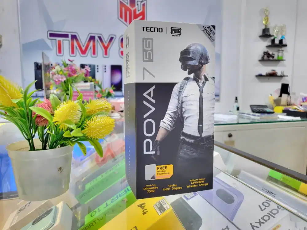 TEHNO POVA 7 5G 16/256GB GAMING DIMENCITY 7300ULTRA LAYAR AMOLED 144HZ