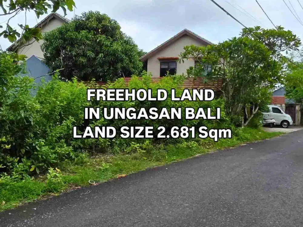 Tanah Cocok untuk Kavling di Ungasan Kuta Selatan Badung Bali
