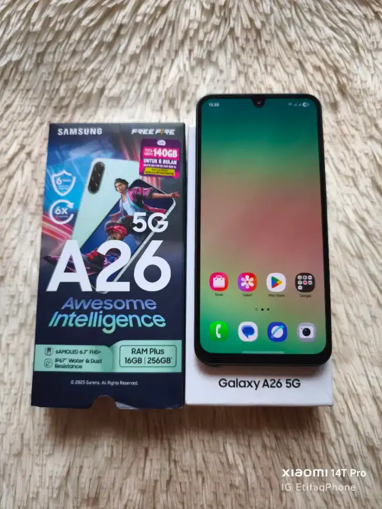 Samsung A26 5G 8/256 Baru 3bulan Fulset Ori GaransiPanjang Galaxy A 26