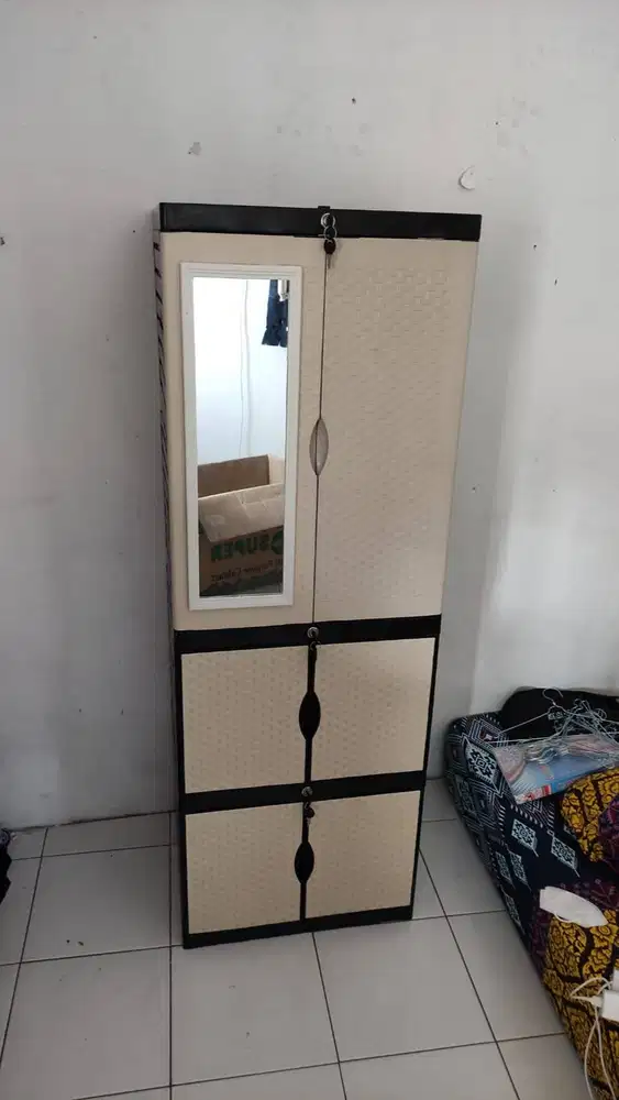 lemari plastik diva Combi susun 4