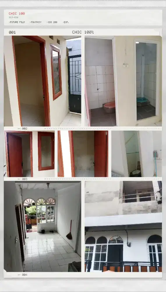 Di kontrakan rumah 2 lantai.. Pertahun/per 6 bulan