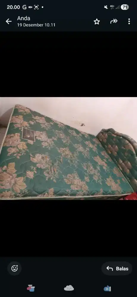 Springbed central 180 × 200 dua susun