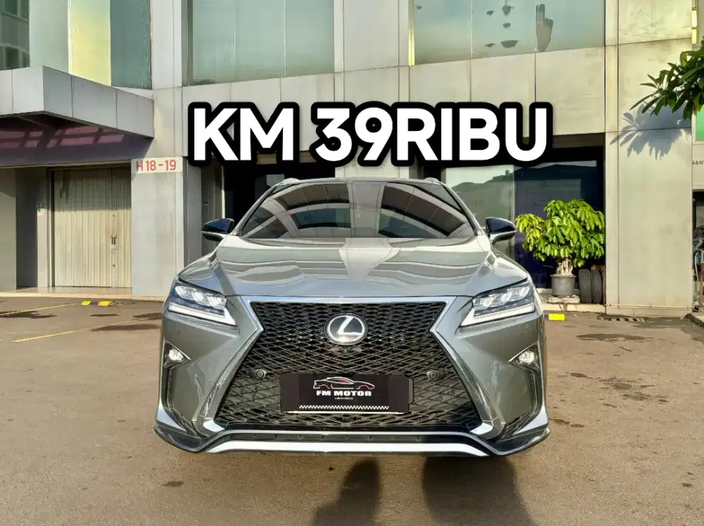 Lexus RX200T RX200 RX 200 FSport F-Sport 2017 / 2018 AT 2.0, Km 39Ribu