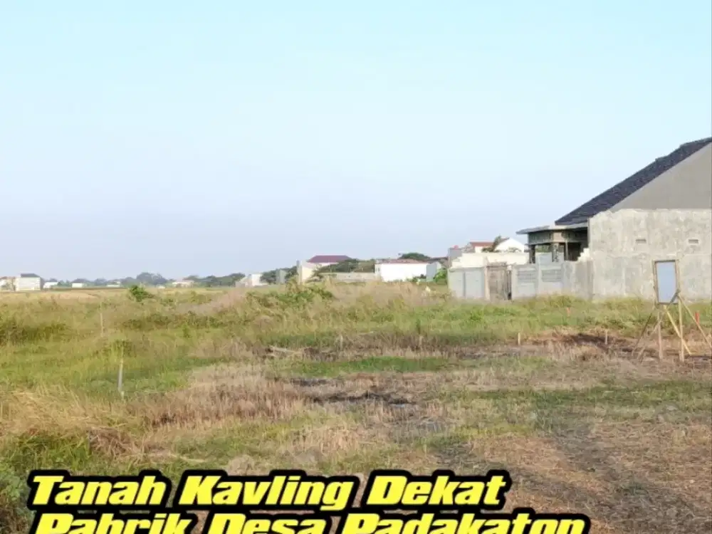 Tanah Kavling Dekat PT Jia Wei Di Desa Padakaton Ketanggungan Brebes