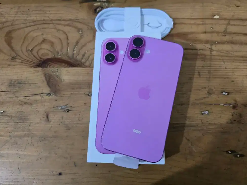 IPHONE 16 PLUS 128GB RESMI IBOX  LIKE NEW BH 100% Cc 1x FULL ORIGINAL