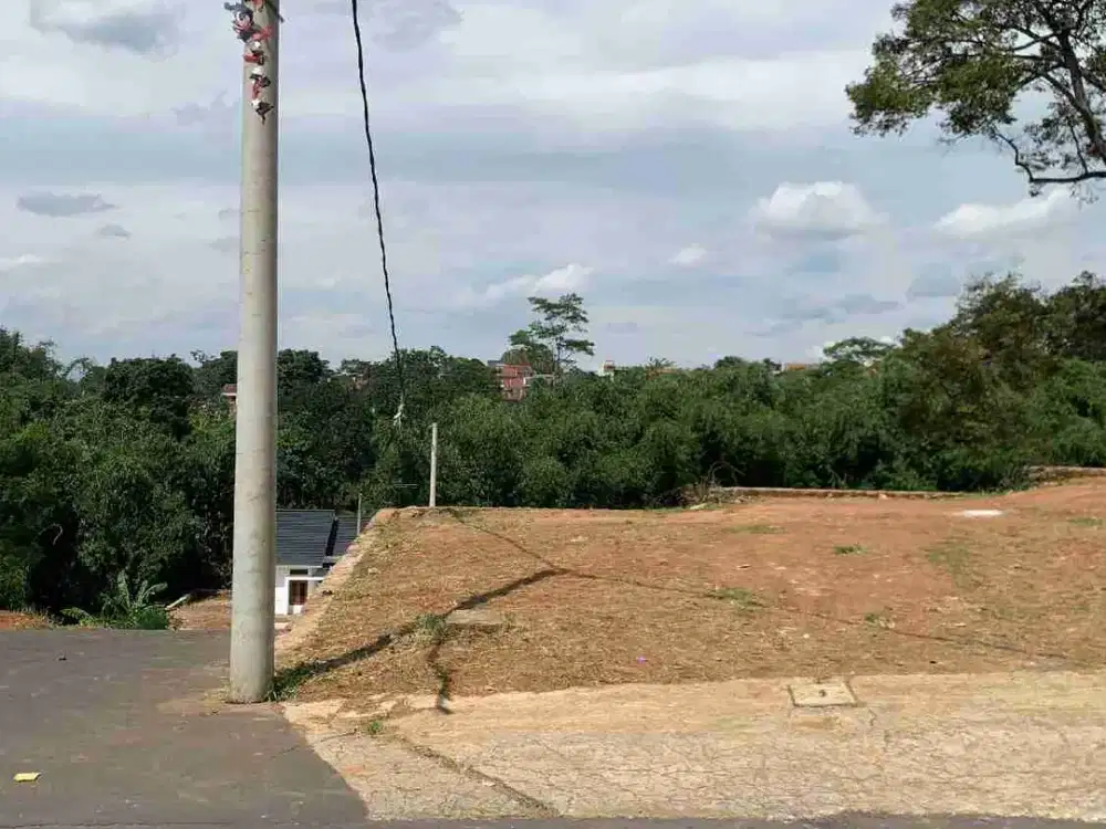 Tanah kavling siap bangun yang sangat strategis pinggir jalan