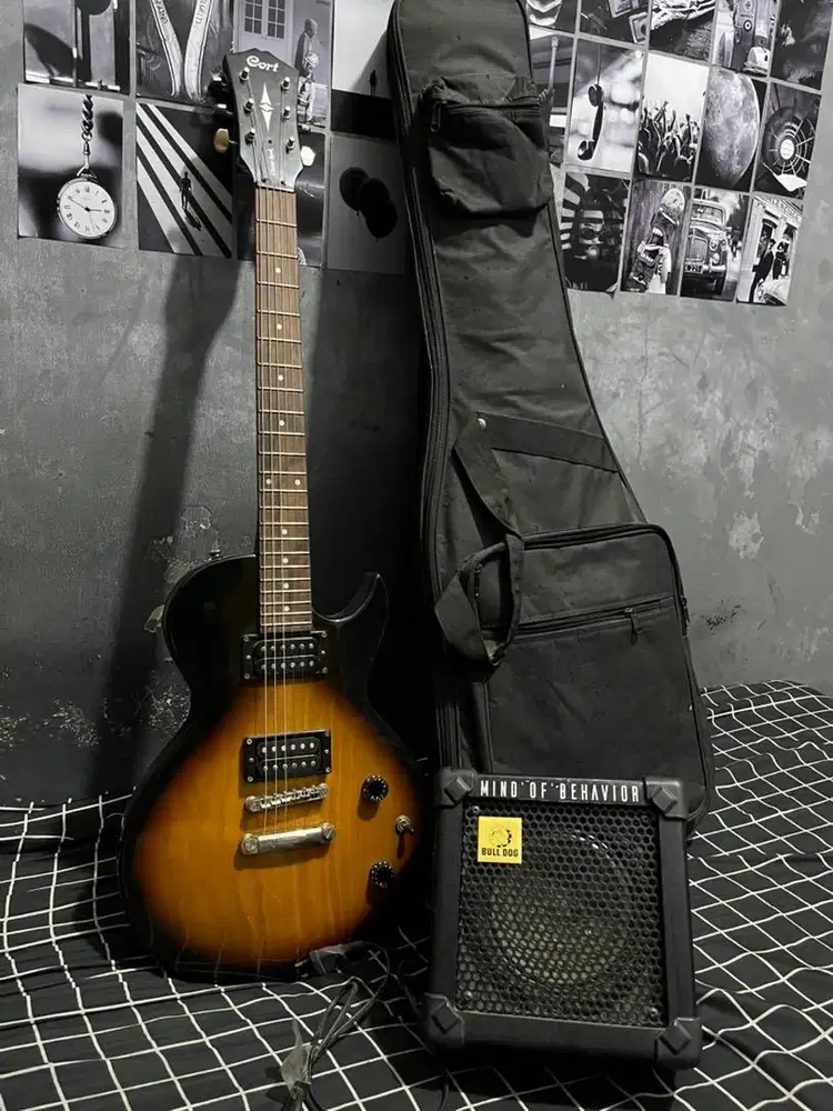 Cort cr 50 + ampli bulldog + gigebag