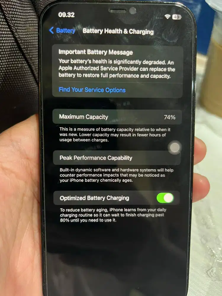 iphone 12 promax biru siap pakai