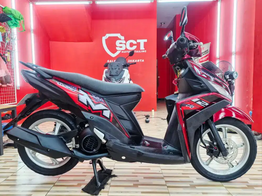 JualCpt90%LikeNew YAMAHA MIO M3 125 2019 MERAH