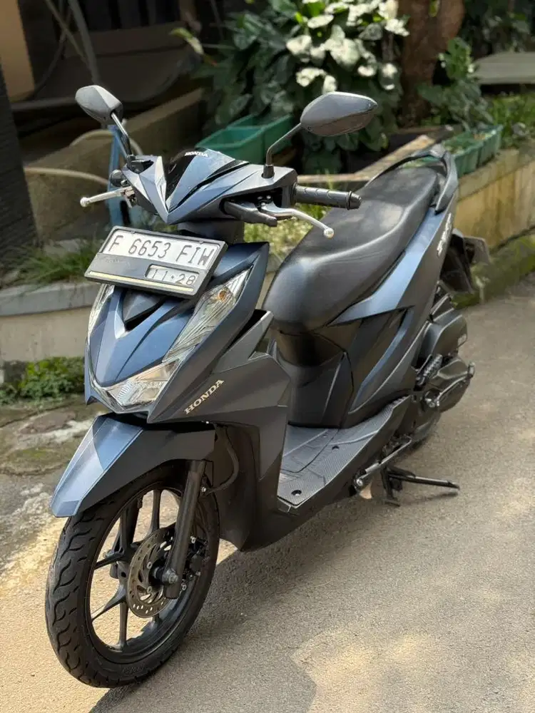 Honda Beat Deluxe Thn 2023 Blue Matte Mulus