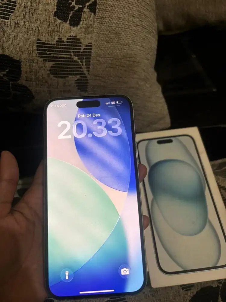 Dijual Iphone 15 plus 128 blue